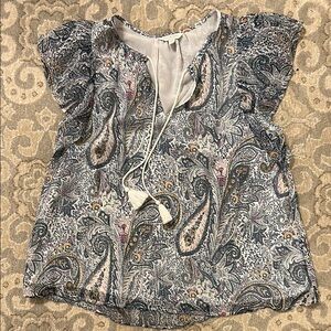 Paisley Print Women's Top